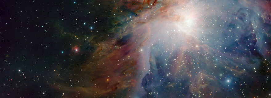 La Nebulosa M42 osservata nell'infrarosso da VISTA